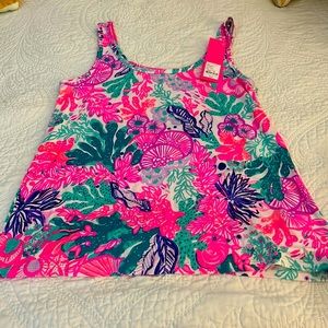 NWT Lilly Pulitzer pajama tank size XS